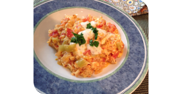 Scrambled Eggs Turkish Style