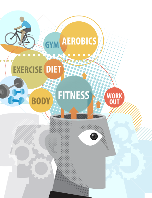 Fitness: Learning Lights the Brain