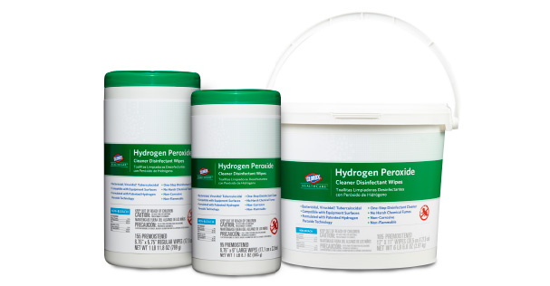 Clorox Healthcare® Hydrogen Peroxide Cleaner Disinfectant Wipes