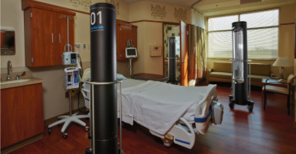 UV-C Disinfection System Utilizes 3 Emitters to Eradicate Drug-Resistant Organisms