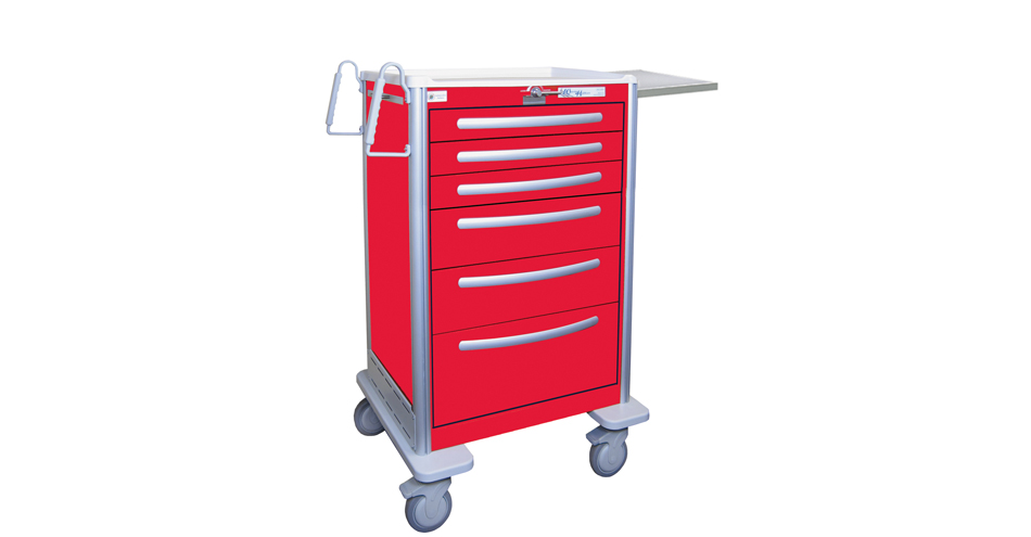 Medline: Lightweight Aluminum Medical Carts