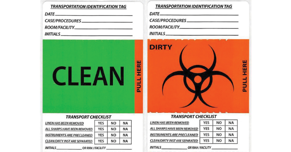 Healthmark Industries: Transportation Identification Label