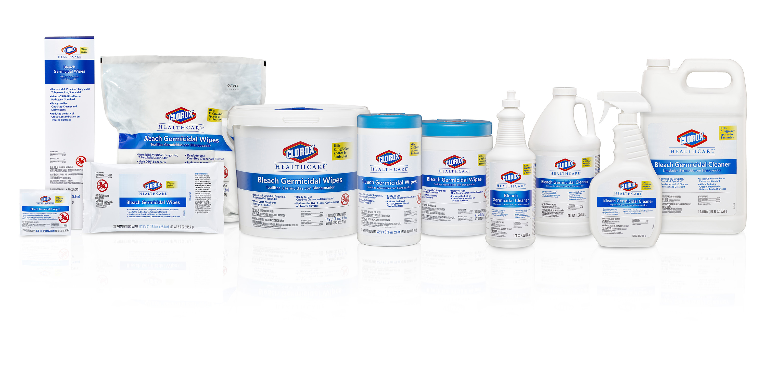 Clorox Healthcare Announces Enhancements to Bleach Germicidal Disinfectants