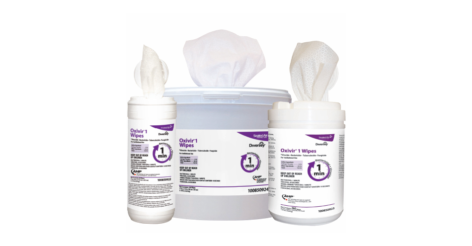 DIVERSEY CARE: Oxivir 1 Disinfectant Cleaner Wipes