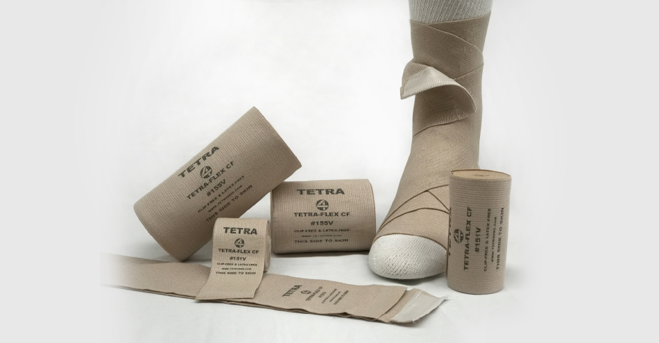 Tetra Medical Supply Corp. Introduces Tetra-Flex Clip Free Woven Elastic Bandage