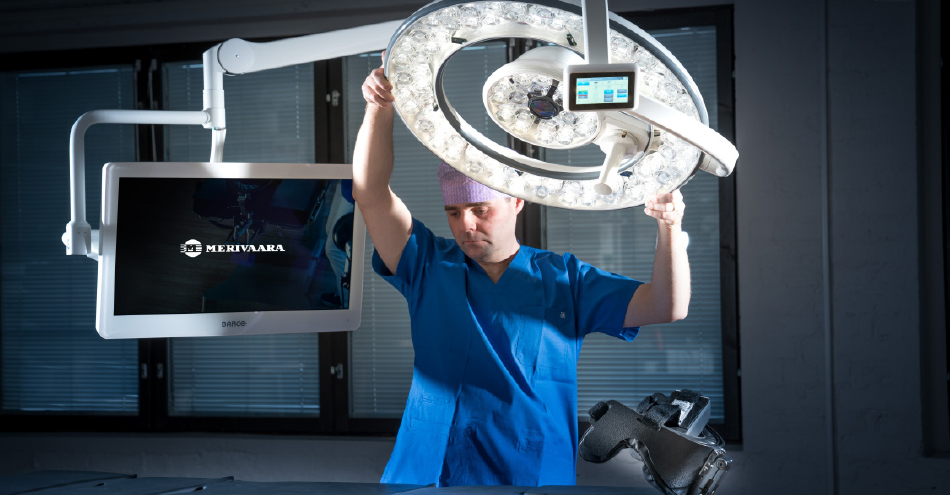 Merivaara Q-Flow surgical light can reduce the risk of infection