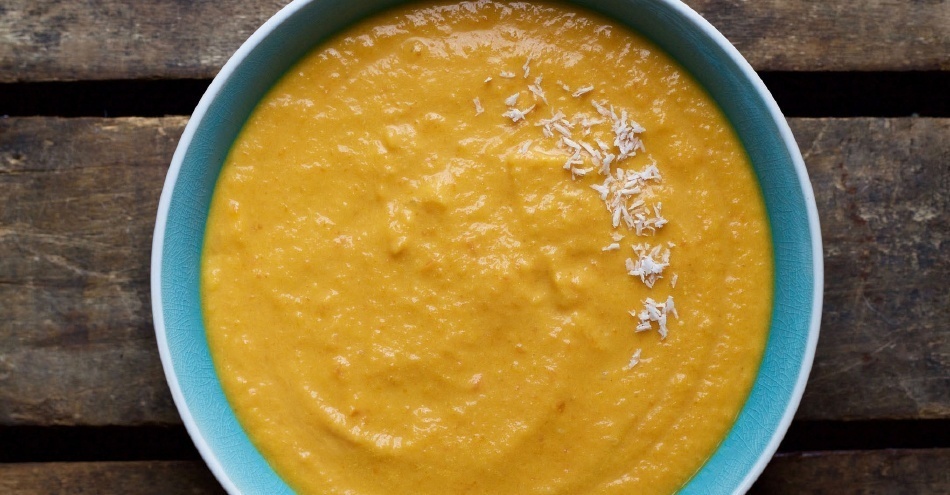 Warm up with a bowl of Thai carrot soup