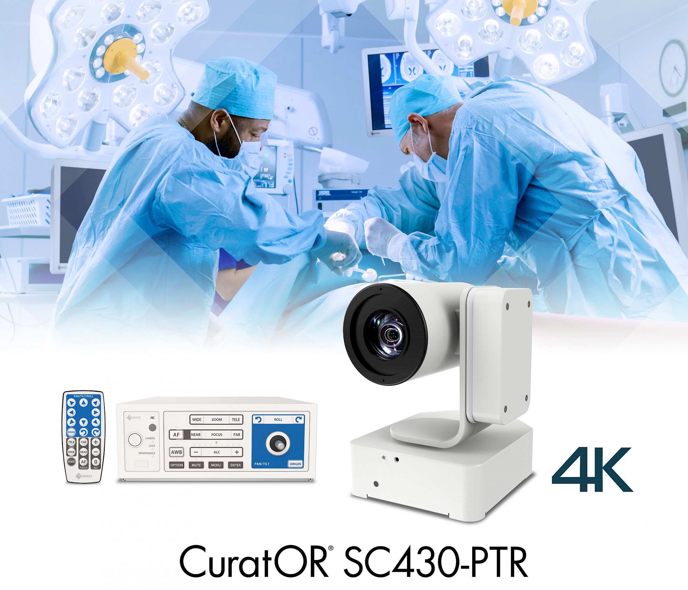 EIZO Releases Its First Surgical Field Camera with 4K Resolution and Fully Integrated Triaxial Mount