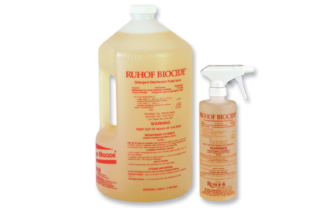 RUHOF Biocide Detergent Disinfectant Pump Spray
