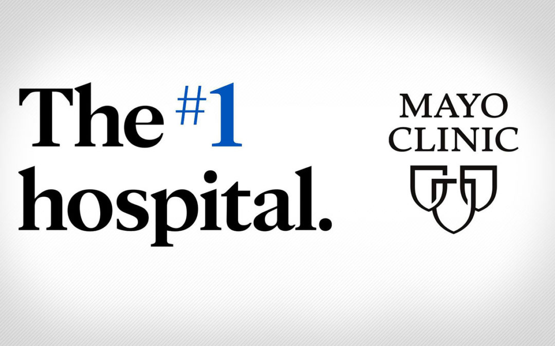 Mayo Clinic is No. 1 U.S. Hospital, says U.S. News & World Report