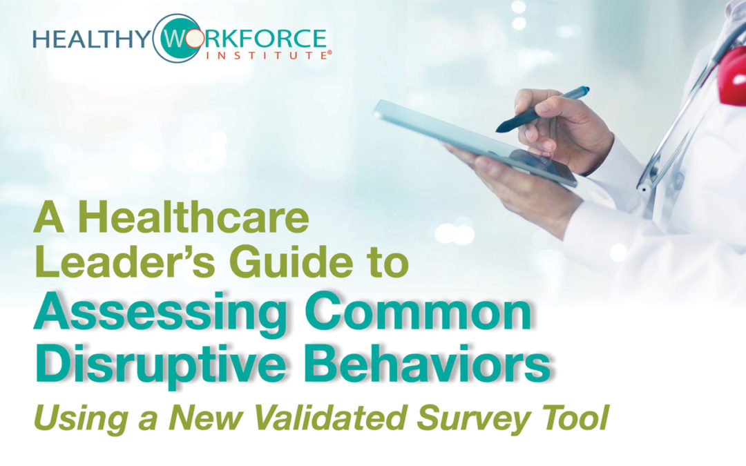 Report Helps Leaders Address Disruptive Behaviors
