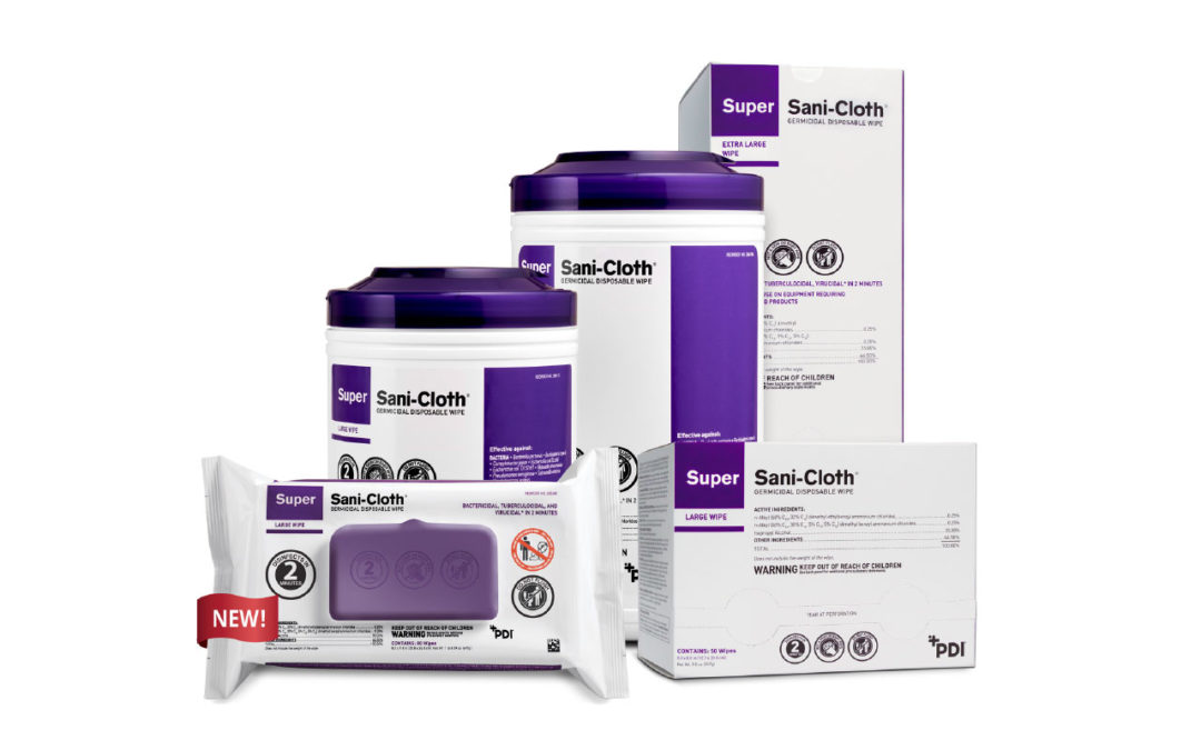 PDI Super Sani-Cloth Wipes-Softpack