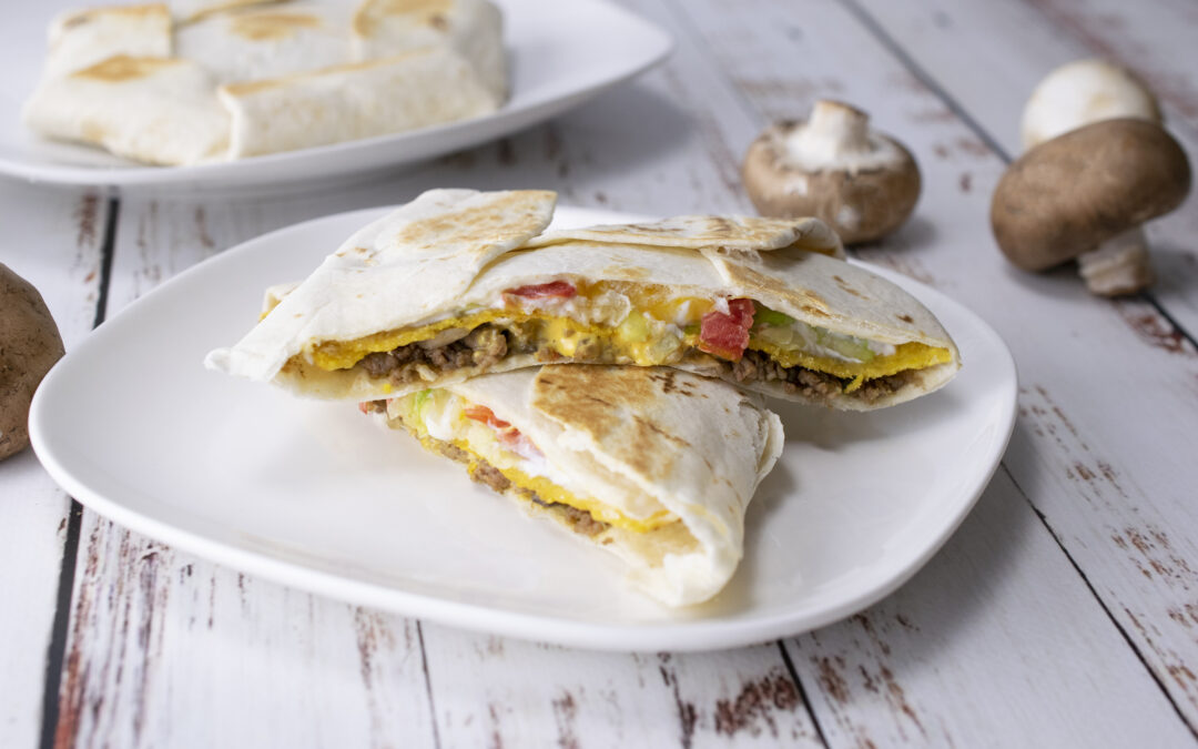 A Homemade Crunchy Mushroom Wrap to Save Your Grocery Budget