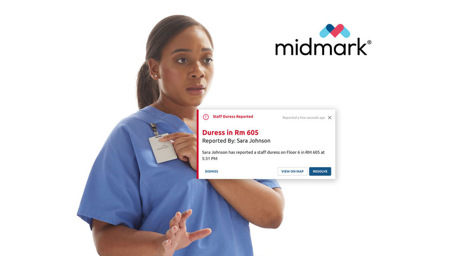 Midmark RTLS Launches CareFlow Cloud Staff Duress Solution