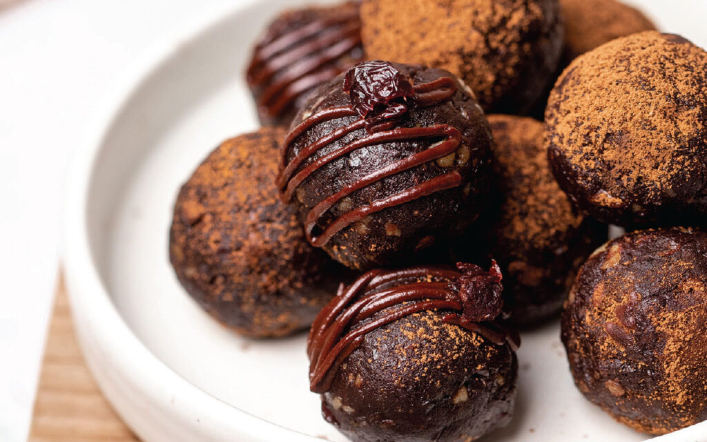 Tart Cherry Brownie Bites