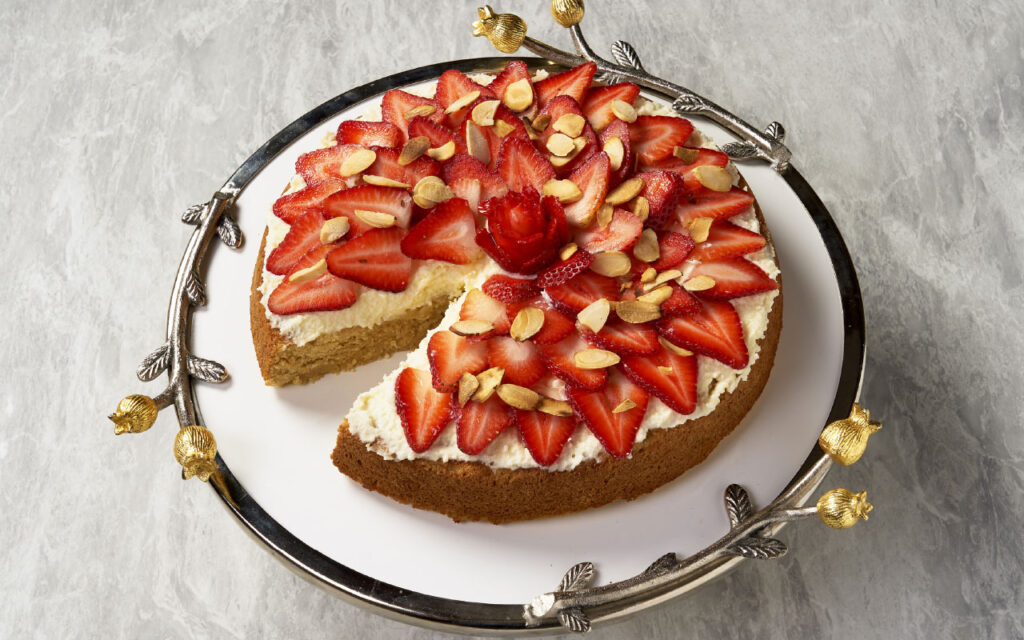 Strawberry Almond Cake
