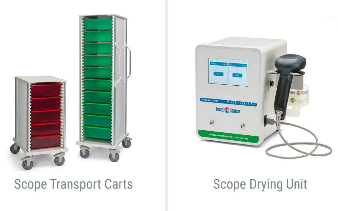 InnerSpace Scope Drying Unit and Scope Transport Cart