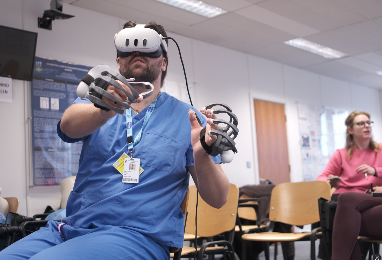 Haptikos Announces Low-Cost Hand Exoskeleton and AI-Infused, Licensable XR Operating System

