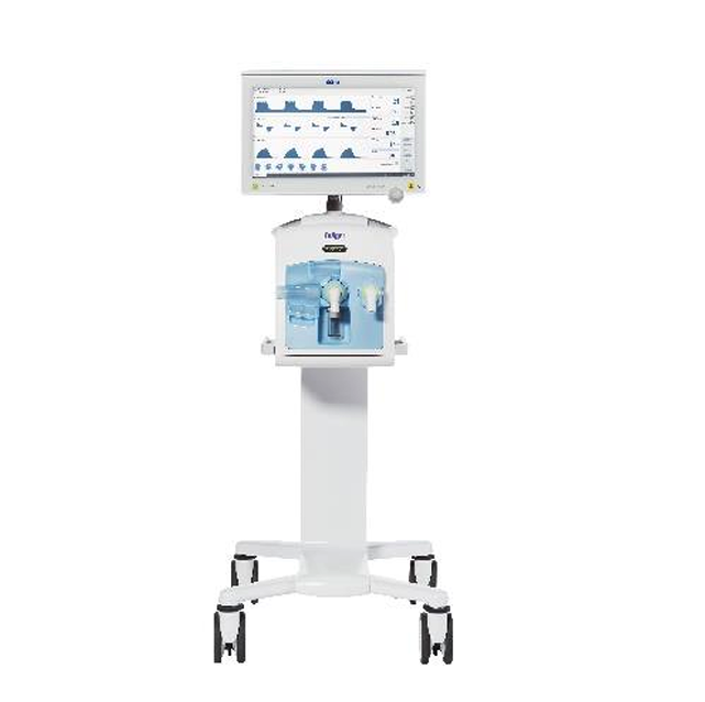 The Evita V800 combines high performance ventilation with an ergonomic design, enabling intuitive and efficient operation. This integrated, patient-centered ventilation workplace enables caregivers to care for patients with various acuity levels – efficiently and cost effectively.