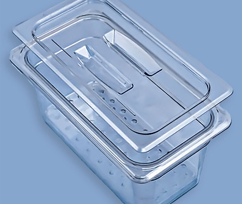 Henry Schein Medical Medium-Sized Clear Plastic Storage Tray