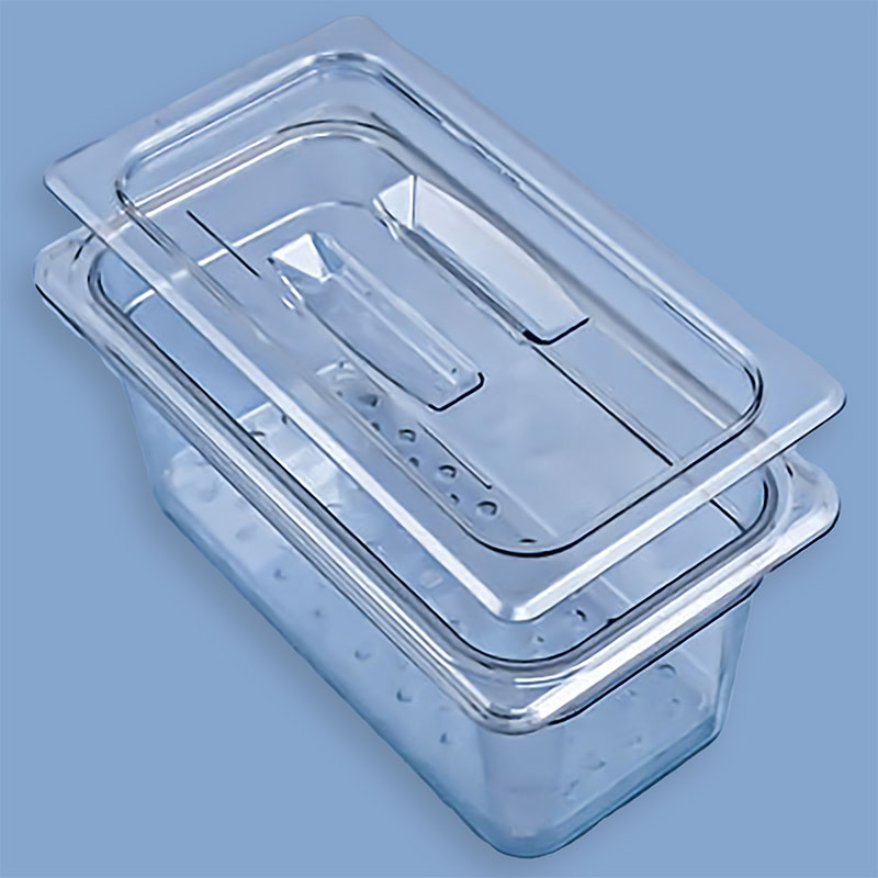 Henry Schein Medical Medium-Sized Clear Plastic Storage Tray