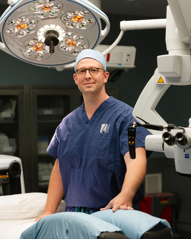 Dr. Steven Girdler in the OR, DISC Surgery Center at Marina del Rey (Los Angeles).