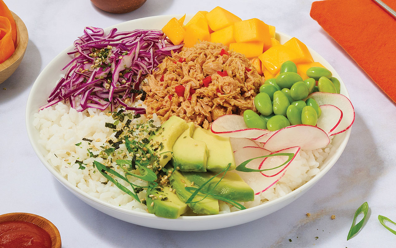 Rainbow Tuna Bowls